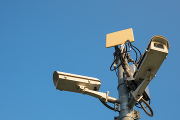 cctv outdoor with sky