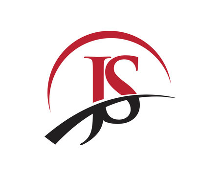 JS red letter logo swoosh