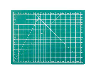 Cutting mats isolated on white background with clipping path