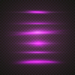 Vector Sun Lens Flare Effect. Transparent Vector Overlay Lens Fl