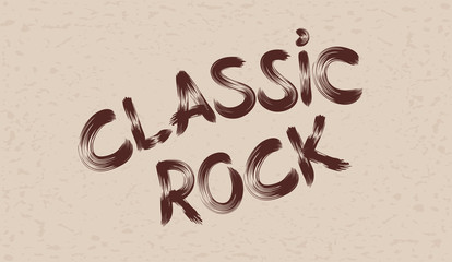 Inscription classic rock