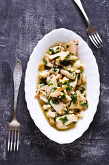 Appetizer of squid
