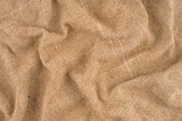 Background of burlap hessian sacking
