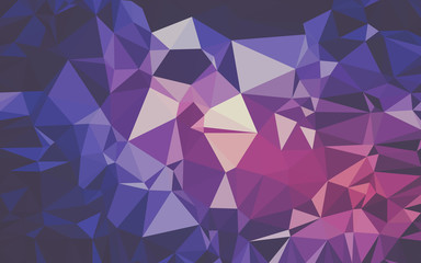 Abstract low poly background, geometry triangle