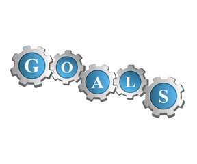 goals gears settings icons