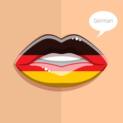 German language concept. 