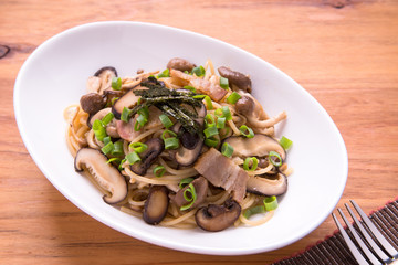 きのこパスタ