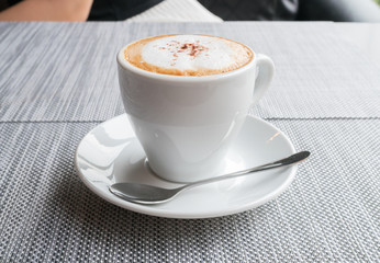 Coffee with foam