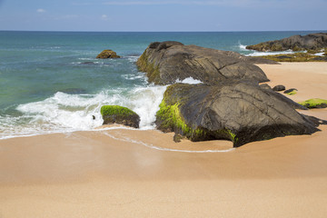 красивый берег океана Шри Ланка