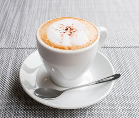Coffee with foam