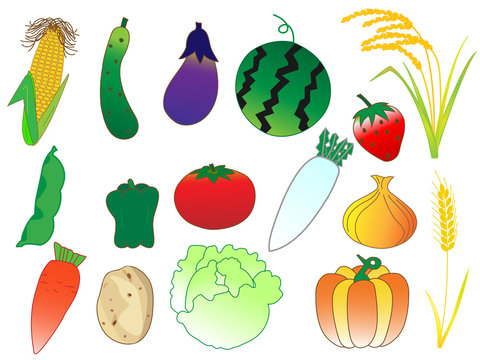 野菜のアイコン