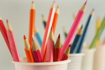 Set of color pencils