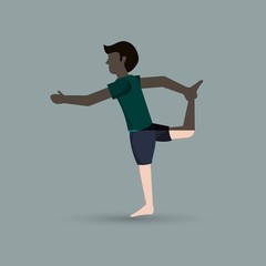 Yoga icon design