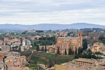 Fototapeta na wymiar Basilica Cateriniana San Domenico