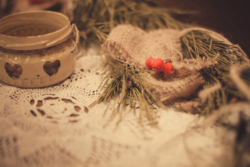 chocolate mousse dessert in mason jars
