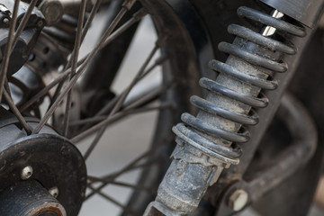 Vintage motorcycle suspension