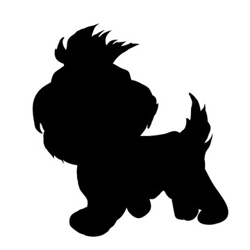 Vector illustration of dog logo.