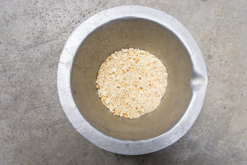 Sesame, salt, peanut mixed
