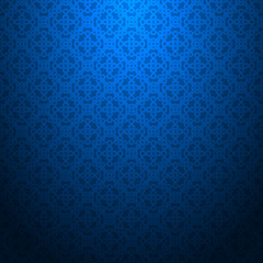 Blue geometric pattern