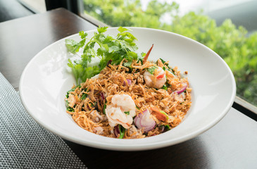 Shrimp salad vegetables
