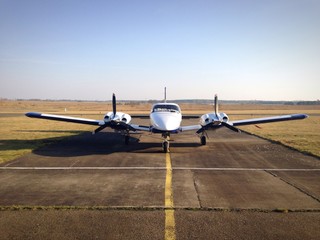 Fototapeta premium propellerflugzeug