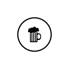 Icon of beer mug.