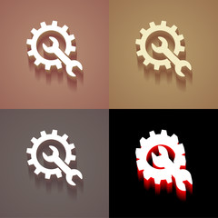 3_Vintage_Icons_With_Long_Shadow © vempireart