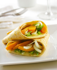 Vegetable wrap