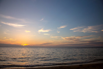 Obraz premium Sunset at the beach