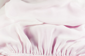 delicate pink silk