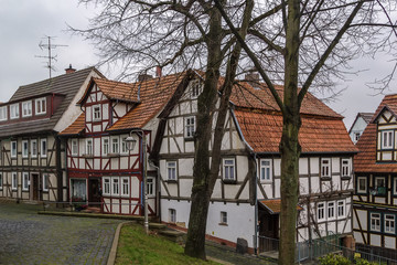 street in Schlitz, Germany