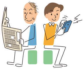 紙媒体とネット媒体