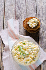 Egg salad with chives