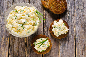 Sandwich with egg salad