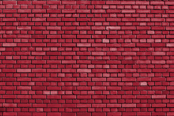 Naklejka na ściany i meble chili pepper colored brick wall background