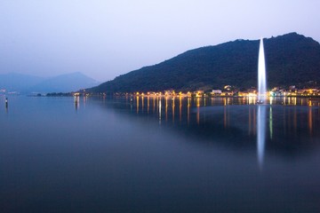 Obraz premium night lake
