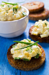 Sandwich with egg salad