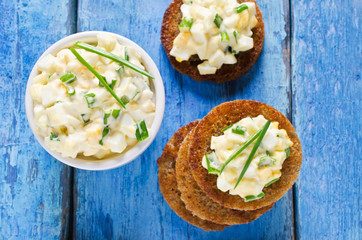 Sandwich with egg salad