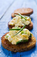 Sandwich with egg salad
