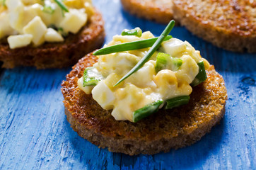 Sandwich with egg salad