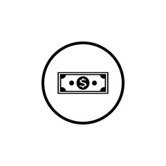 Icon of a dollar bill.