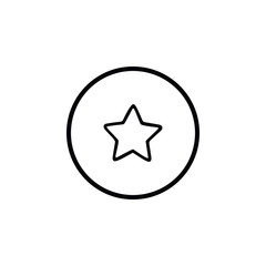 Obraz premium Icon star.