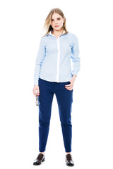 Portrait of a beautiful young girl