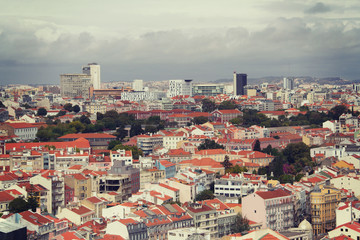 Fototapeta na wymiar view on city Lisbon, Portugal