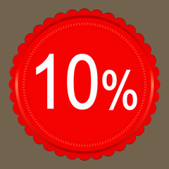 Sale 10 percent  banner design