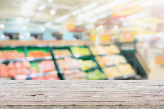 supermarket blur background