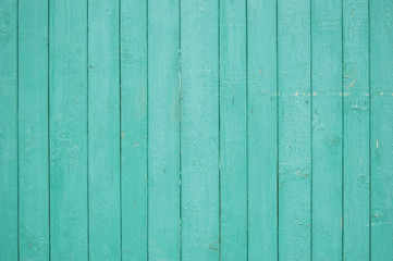 Fototapeta na wymiar green wooden planks, wooden background