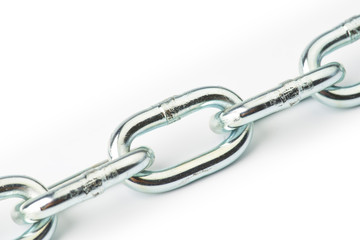 Obraz premium metal chain links
