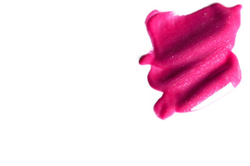 Beautiful pink lip gloss