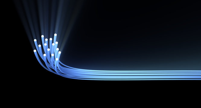 fiber optics background